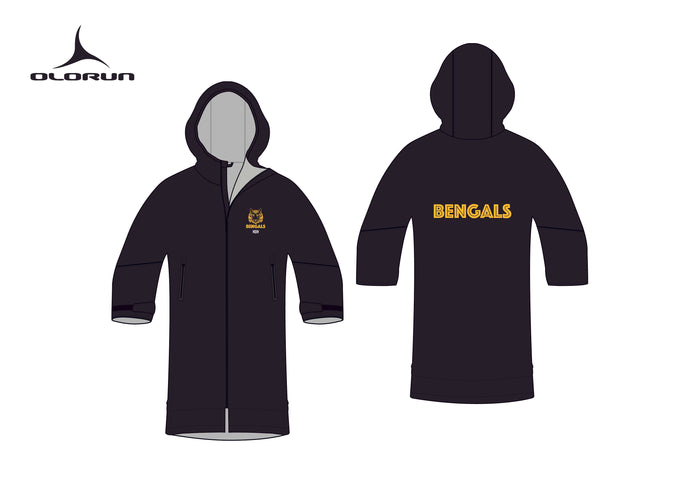 Bengals Netball Adult's Weatherproof Changing Robe