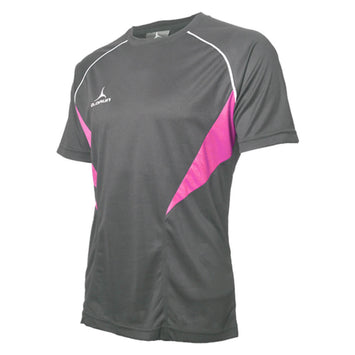 Olorun Flux T Shirt Dark Grey/Hot Pink/White (Fast Delivery)