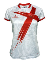 Women's Pride of England Rugby Shirt (Home - White Design)