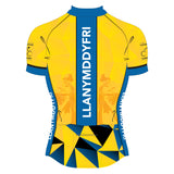 Clwb Seiclo Llanymddyfri Performance Fit Mens Full Zip Short Sleeve Cycling Jersey