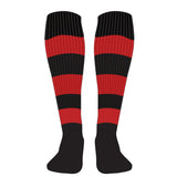 Morriston RFC Hooped Socks Black/Red