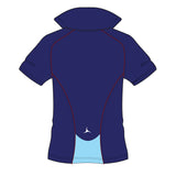 Mersham Sports Club Adult's Flux Polo Shirt - Navy/Sky/Burgundy