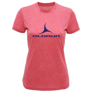 Olorun Activ Ladies Preformance T-Shirt - Pink Melange