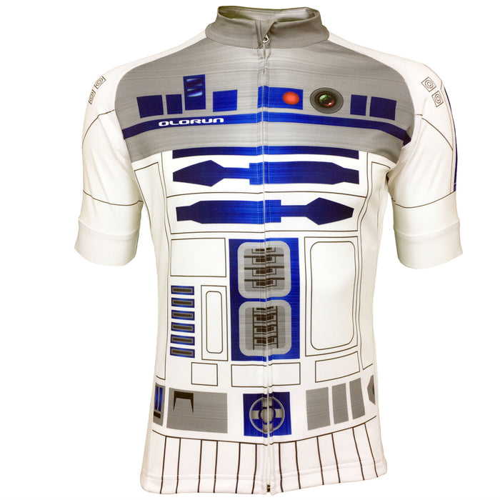 Olorun R2D2 Full Zip Short Sleeve Cycling Jersey (Fast Delivery)