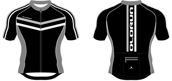 Olorun Velodrome Full Zip Men's Short Sleeve Cycling Jersey