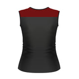 Hampstead RFC Adult Women's Tempo Vest Black/Burgundy/Amber