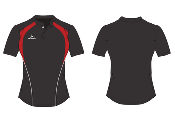 Olorun Pulse Women's Short Sleeve Rugby Shirt Grandad Collar