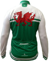 Olorun Wales Full Zip Long Sleeve Cycling Jersey (Fast Delivery)
