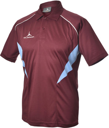Olorun Flux Polo Shirt Burgundy/Sky/White (Fast Delivery)