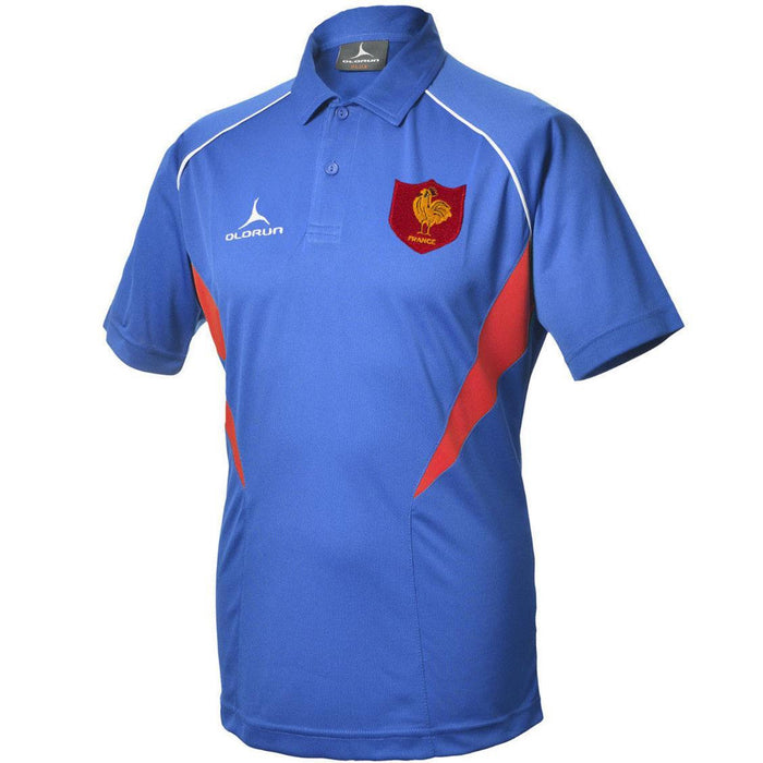 Olorun Flux France Rugby Polo Shirt (Fast Delivery)