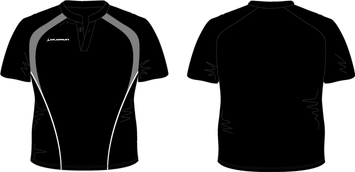 Olorun Pulse Men's Short Sleeve Rugby Shirt Grandad Collar
