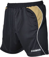 Engage Premium Football Shorts Black/Bronze/White (Fast Delivery)