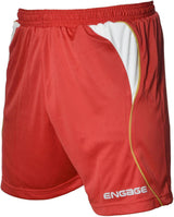 Engage Premium Football Shorts Red/White/Bronze (Fast Delivery)