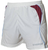 Engage Premium Football Shorts White/Claret/Sky (Fast Delivery)