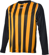 Engage Pro-Stripe Kids' Football Shirt Amber/Black/White (Fast Delivery)