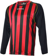 Engage Pro-Stripe Red/Black/Bronze Football Shirt  (Fast Delivery)