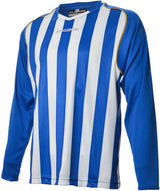 Engage Pro-Stripe Kids' Football Shirt  Royal/White/Bronze  (Fast Delivery)