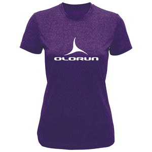 Olorun Activ Ladies Preformance T-Shirt - Purple Melange