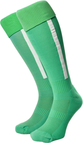 Olorun Euro Striped Socks Emerald/White (Fast Delivery)