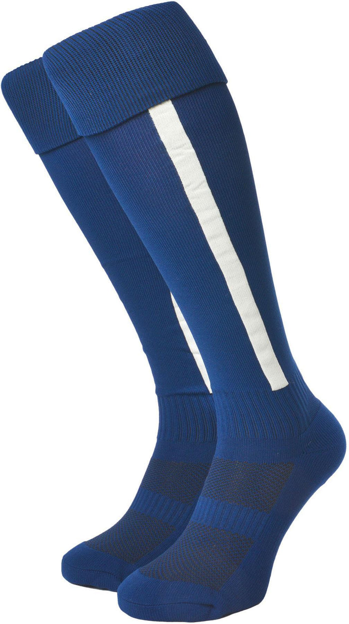 Olorun Euro Striped Socks Navy/White (Fast Delivery)