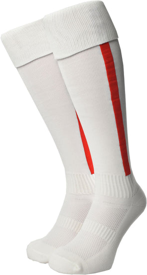 Olorun Euro Striped Socks White/Red (Fast Delivery)