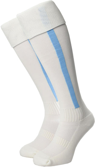 Olorun Euro Striped Socks White/Sky (Fast Delivery)